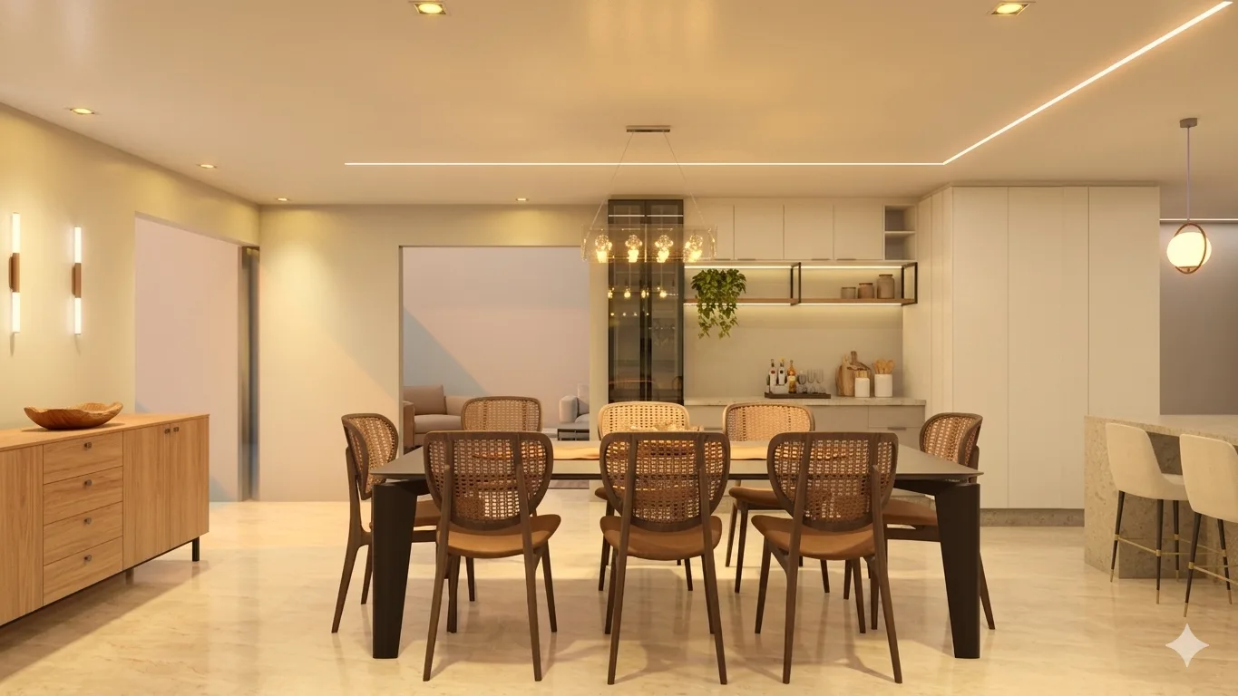 Sala de jantar planejada